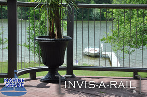 InvisARail is now available with 316 Marine Grade Stainless Steel