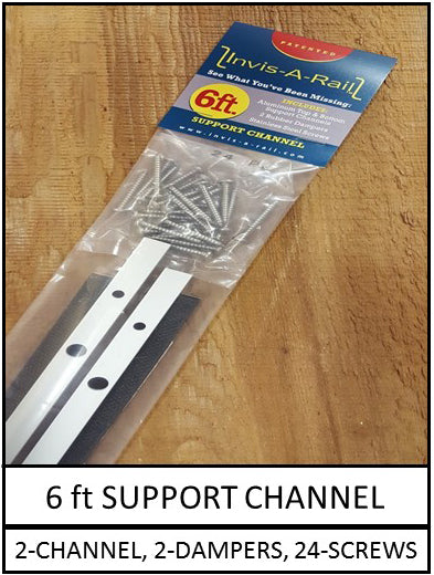 6ft Support Channel Kit | InvisARail®