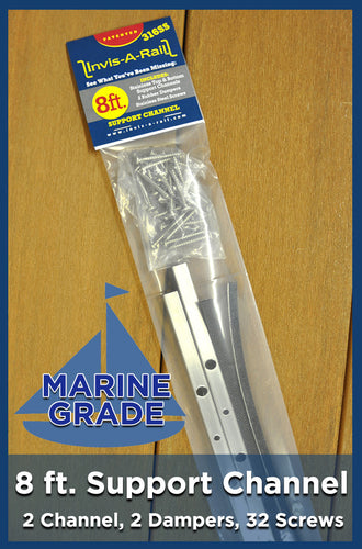 *8ft Support Channel Kit - 316 Stainless Steel Marine Grade
