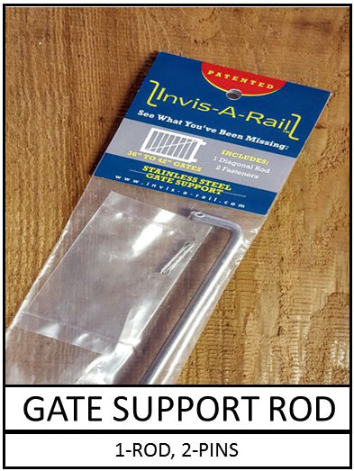 Gate Support Rod - 1 pack | InvisARail®